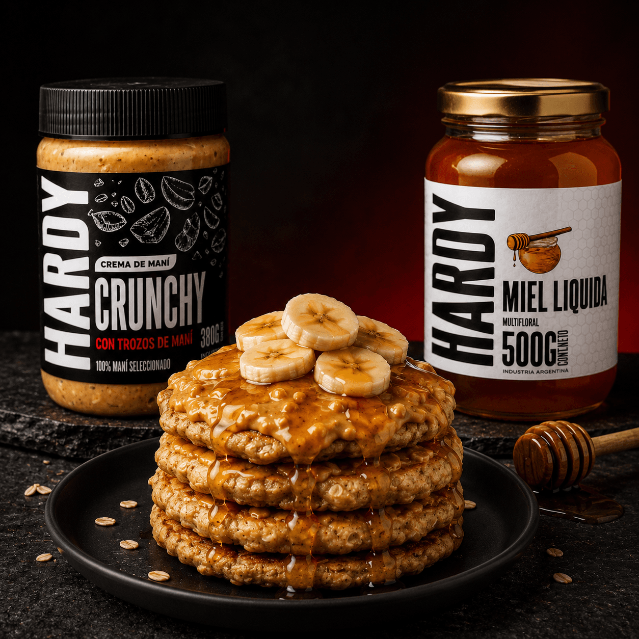 Pancakes de maní