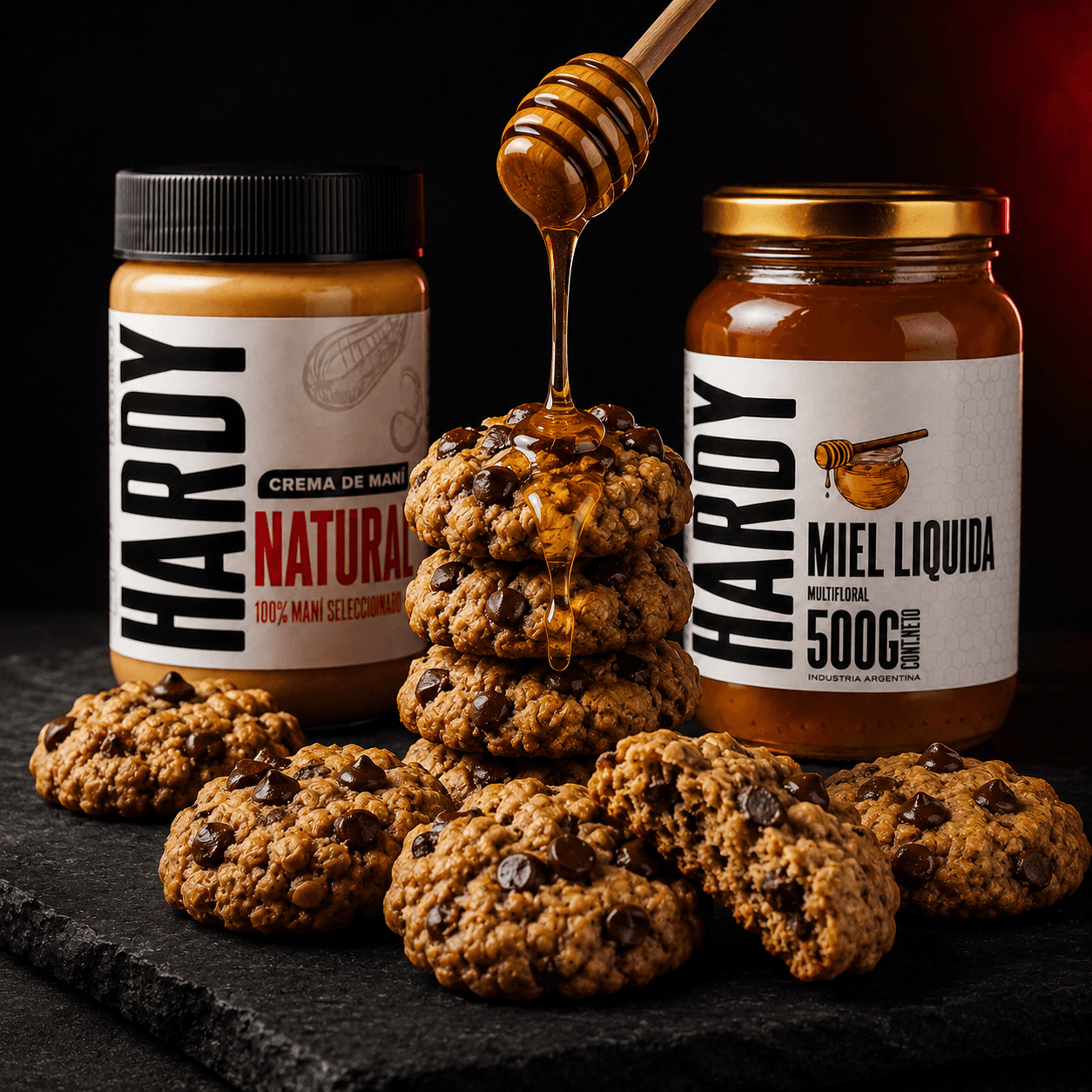 Cookies de maní y miel
